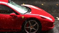 Rain Ferrari ferrari 458 italia