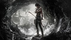 Rain game blood wounds tomb raider artwork video games bow 
