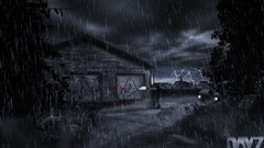 Rain game shot horror lonely zombies silent execution Photo 