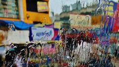 Rain glass rain on glass