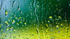 Rain glass water drops
