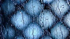 Rain glass water drops