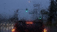 Rain glass water drops rain on glass