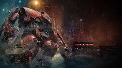 Rain Helicopters crimson Jaeger pacific rim Guillermo Del Toro 