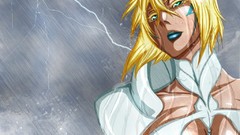 Rain Lightning Anime blondes green eyes bleach Espada Tier 