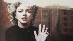 Rain melancholy Marilyn Monroe artwork