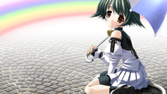 Rain nekomimi rainbows cat