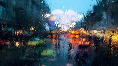 Rain on glass