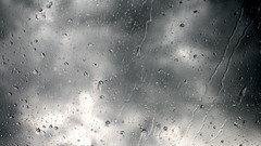 Rain on glass