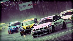 Rain race cars racing wtcc Seat Leon bmw 320si