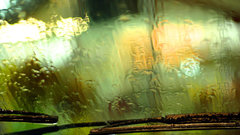Rain rain on glass