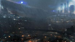 Rain Remember Me cityscapes artwork digital art video games