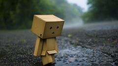 Rain sad lonely danboard