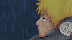 Rain sadness blue eyes fan art whiskers uzumaki naruto naruto 