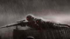 Rain sniper digital art