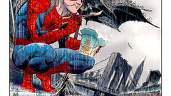 Rain Spider-Man rooftops marvel
