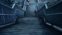 Rain stairways