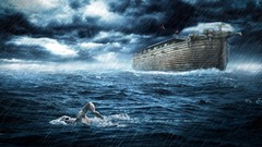 Rain swimming Oceans artwork