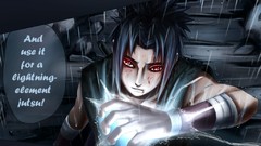 Rain text Anime Manga uchiha sasuke sharingan naruto shippuden 