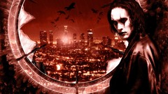 Rain The Crow crows cityscapes Brandon Lee Eric Draven