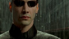 Rain The Matrix Revolutions matrix neo Keanu Reeves sunglasses