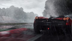 Rain track game cars taillights Pagani Huayra project cars