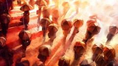 Rain Umbrellas artwork Andreas Rocha