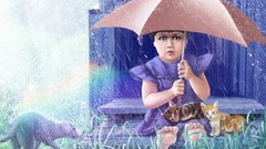 Rain Umbrellas cartoons