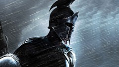 Rain War Warriors Swords helmets