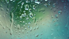 Rain water drops condensation