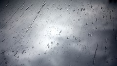 Rain water drops window