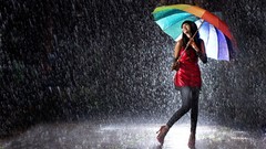 Rain woman Umbrellas