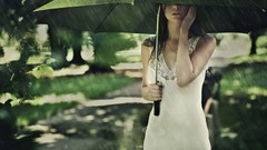 Rain woman Umbrellas