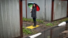 Rain woman Umbrellas Celebrity redheads Lena Katina T.a.t.u.