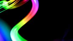 Rainbow abstract 3d and