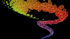 Rainbow colors circles