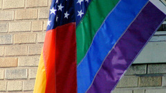 Rainbow flag glbt Pride