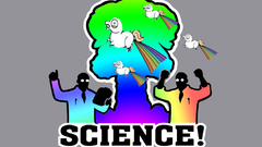 Rainbow Science artwork abstract