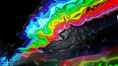 Rainbow type shit nature