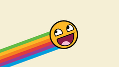 Rainbows Awesome Face