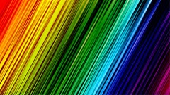rainbows colorful digital art lines