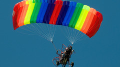 Rainbows rainbow parachute nature