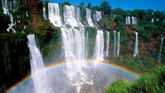 Rainbows waterfalls