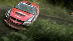 Rally races racing Rally Car racing cars red cars Mitsubishi 
