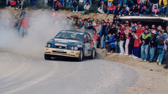 Rally racing Ford Escort