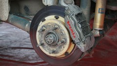 Rally vehicles brakes Mitsubishi Lancer Evolution