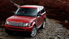 Range Rover Car red cars vehicle