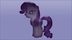 Rarity my little pony glossy texture