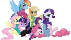 Rarity my little pony rainbow dash twilight sparkle pinkie pie 