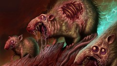 Rats magic: the gathering artwork Dave Allsop rotting